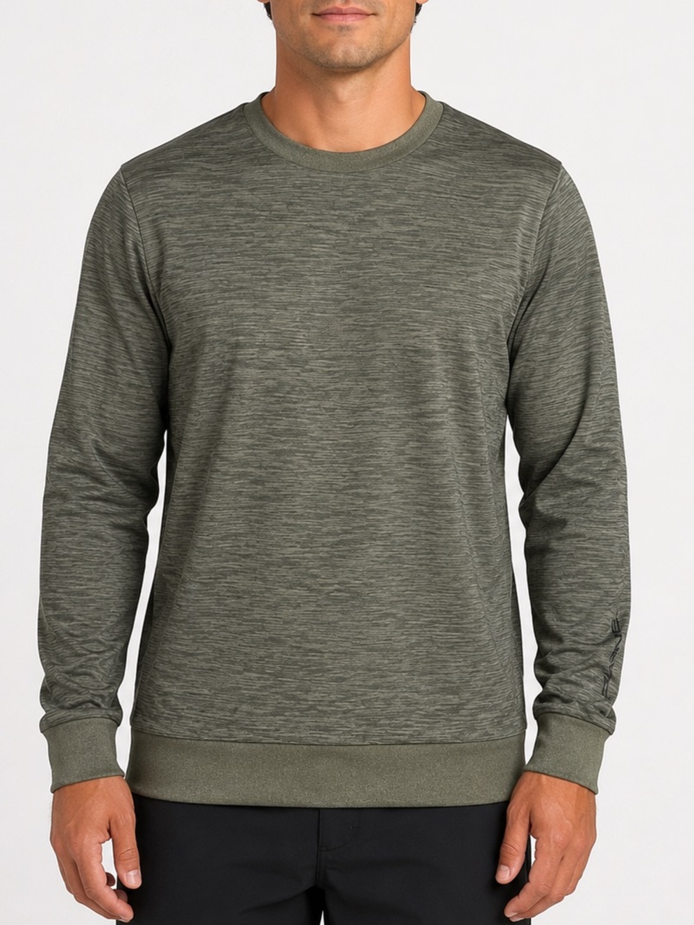Dakine Liberator LW Crew Men’s size XL Peat Green Heather Long Sleeve